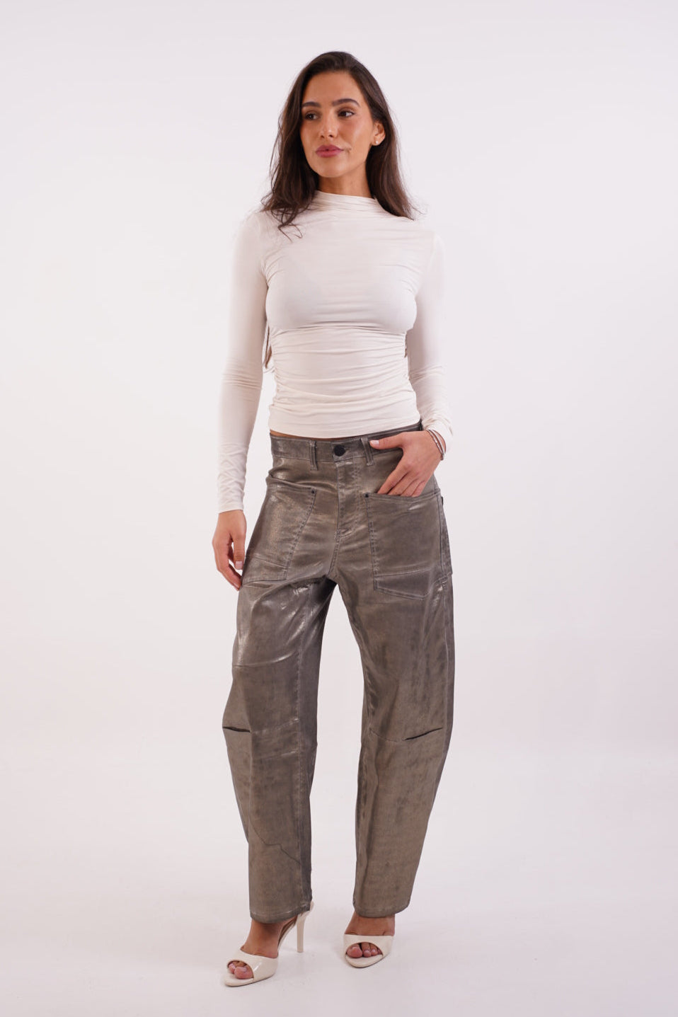 SARA SHINY PANTS